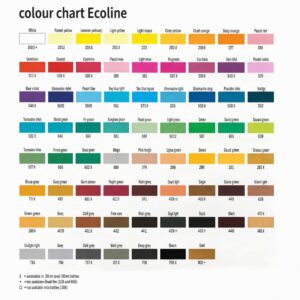 cartella colori ecoline talens