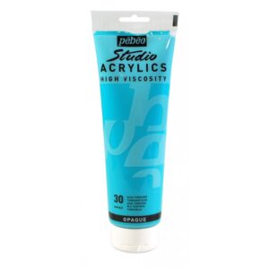 studio acrylics 250 ml blu turchese 30