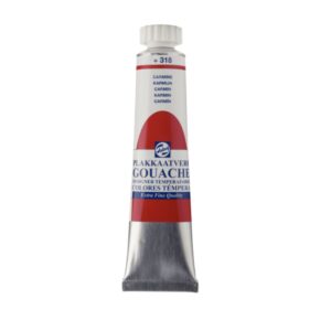 gouache talens rosso carminio 318