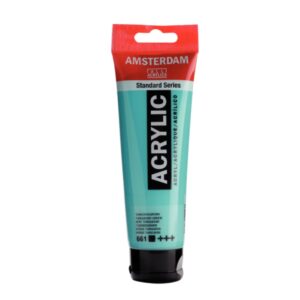 acrilico amsterdam 120 ml verde turchese 661