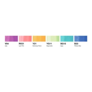 Pennarelli copic Ciao colori pastel pz 6