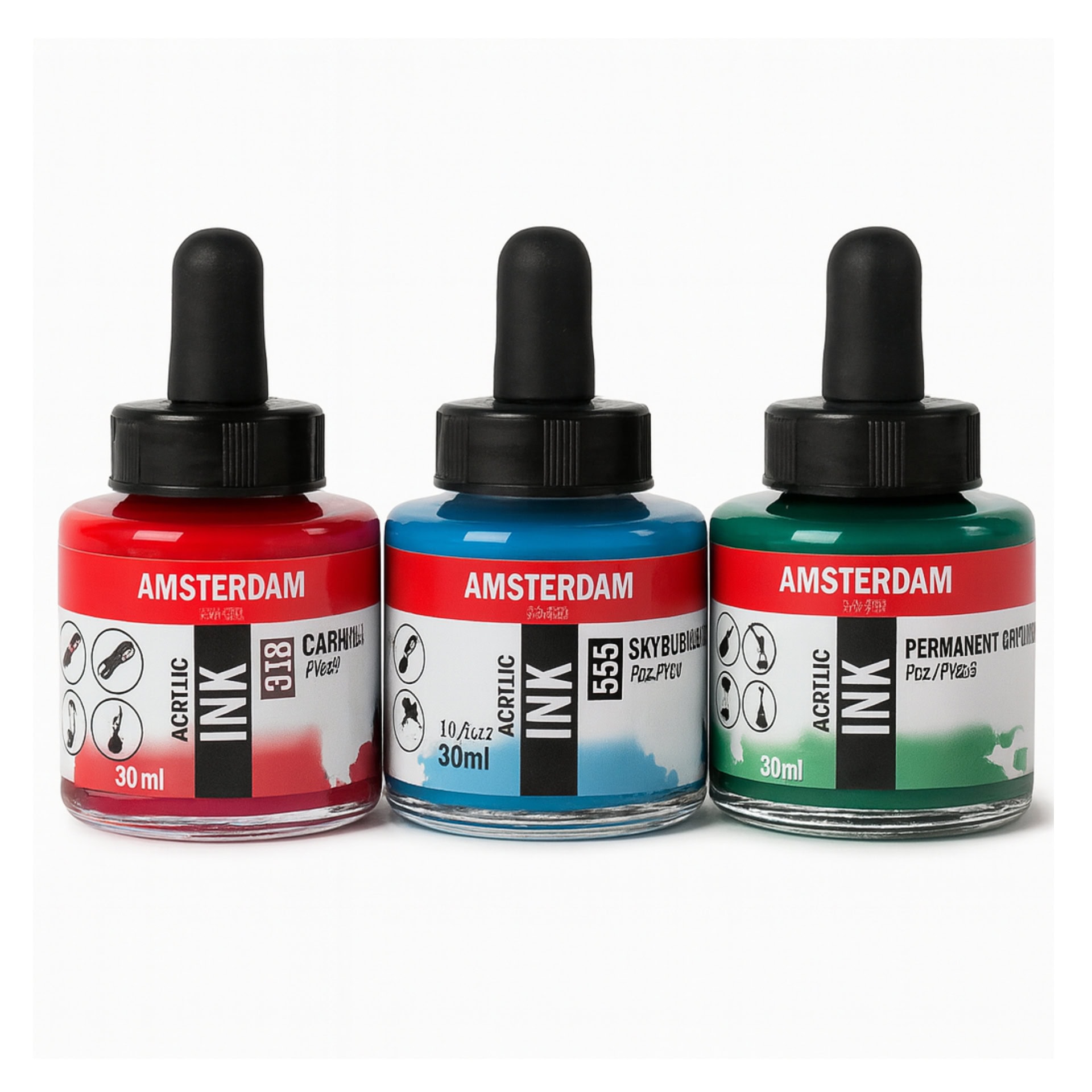 Acrylic Ink Amsterdam Talens 30 ml Acrylic Ink Amsterdam Talens 30 ml