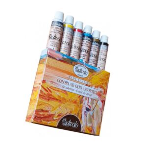 colori ad olio accademia divolo 6 pezzi