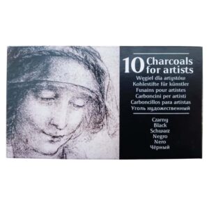 carboncino nero stick renesans 10 pz