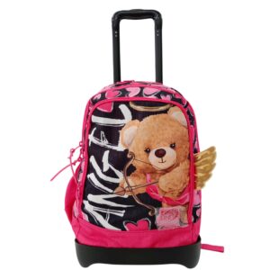 zaino trolley tinta unita dream crooss angel bambina