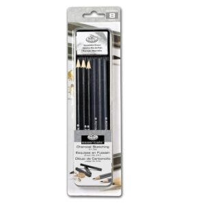 Set Disegno Royal & Langnickel Mini Tin – Matite e Carboncini in Latta Compatta per Schizzi Artistici