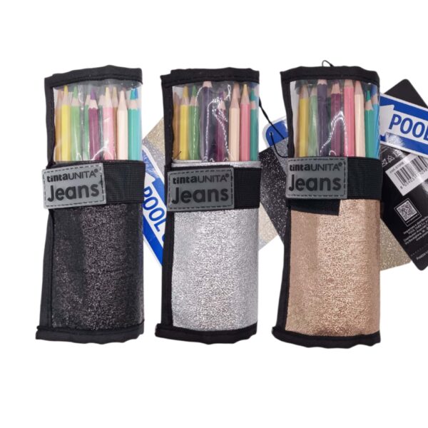 astuccio tinta unita jeans lurez