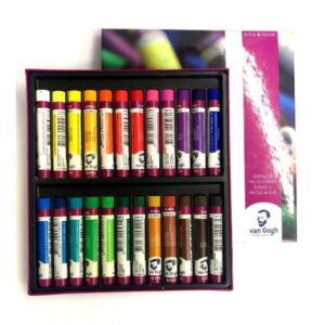 Set Pastelli a Olio Van Gogh Royal Talens 24 Pezzi - Colori Brillanti e Morbidi