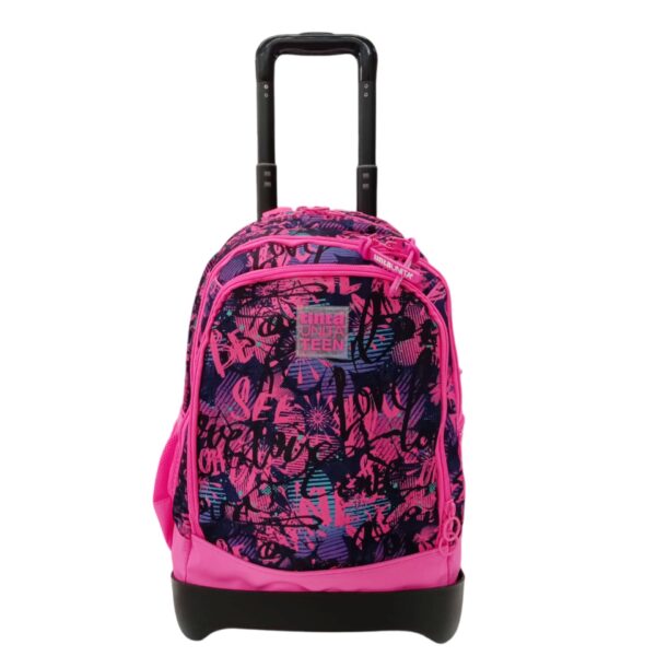 zaino trolley tinta unita cross dream ohoh bambina ragazza 2025/26