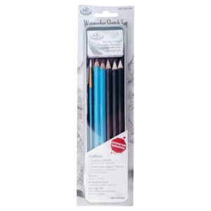 Mini Tin Art Set Royal & Langnickel – Set Schizzi Artistici Acquerello in Scatola di Latta Compatta