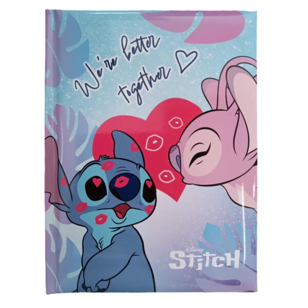 diario lilo e stich 2025-2026 fantasia bacio