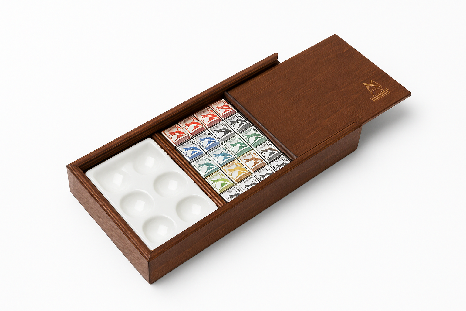 Set Acquerelli Professionali Renesans 25 scatola in legno Set Acquerelli Professionali Renesans 25 scatola in legno