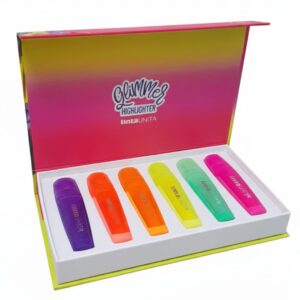 Set con 6 Evidenziatori tintaunita glitterati