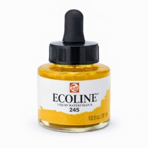 ecoline liquid watercolour giallo zafferano 245 talens