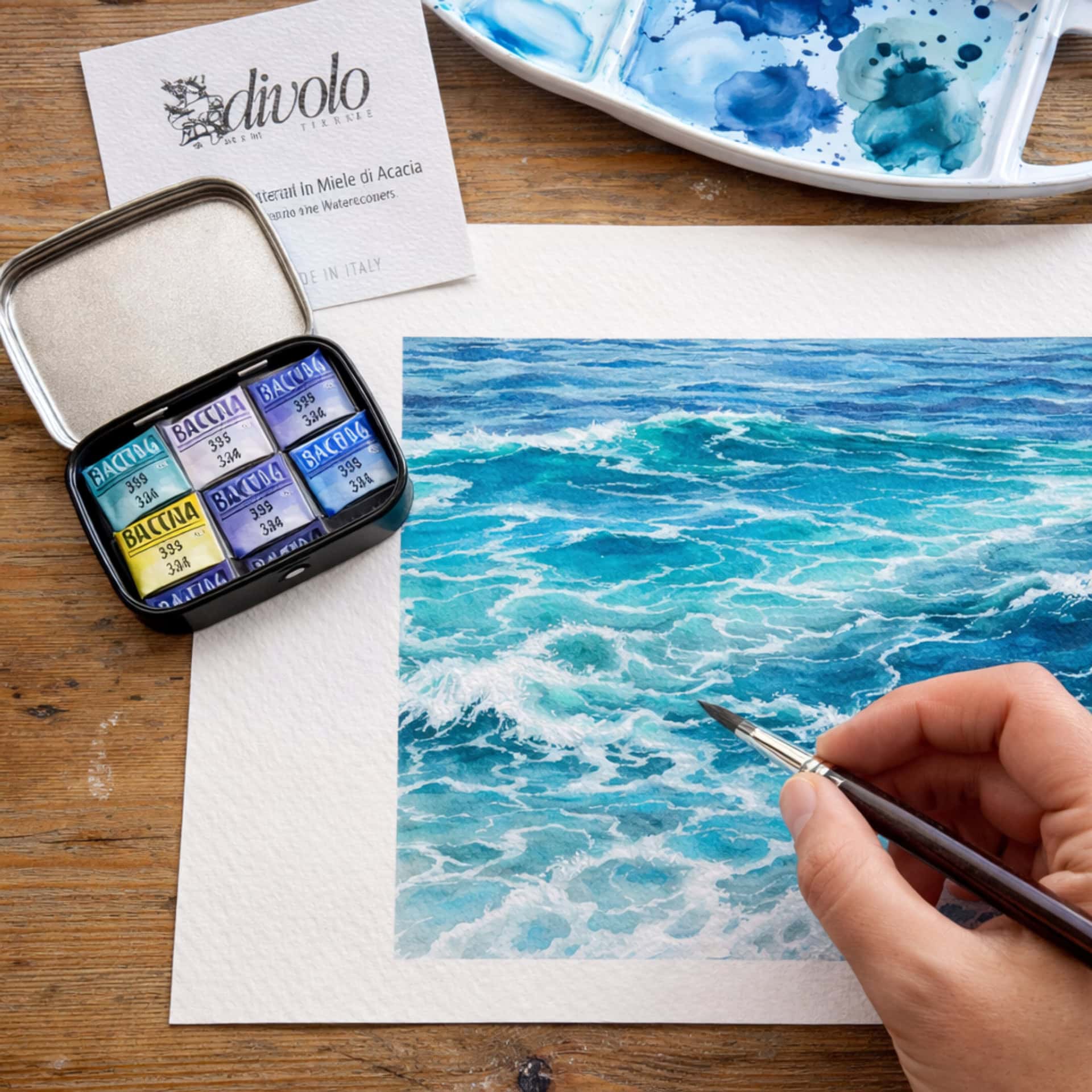 acquerelli divolo orizzonte marino scala di blu pocket acquerelli divolo orizzonte marino scala di blu pocket