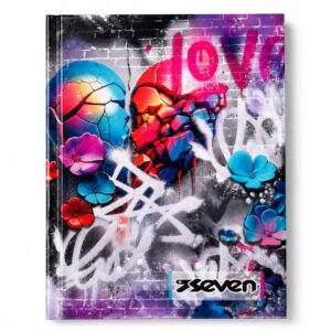 diario scuola seven ragazza bambina 2026/27 graffiti
